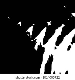 Abstract grunge grid halftone background pattern. Black and white vector line illustration
