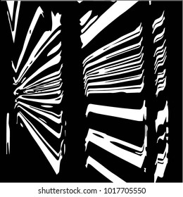 Abstract grunge grid halftone background pattern. Black and white vector line illustration
