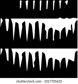 Abstract grunge grid halftone background pattern. Black and white vector line illustration
