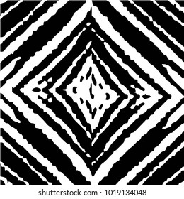 Abstract grunge grid halftone background pattern. Black and white vector line illustration
