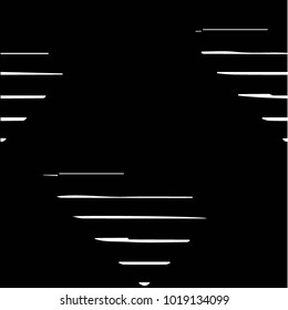 Abstract grunge grid halftone background pattern. Black and white vector line illustration

