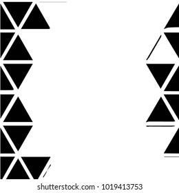 Abstract grunge grid halftone background pattern. Black and white vector line illustration
