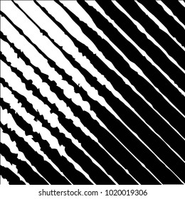 Abstract grunge grid halftone background pattern. Black and white vector line illustration
