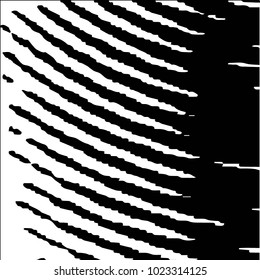 Abstract grunge grid halftone background pattern. Black and white vector line illustration
