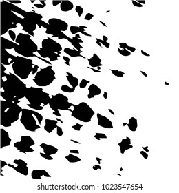 Abstract grunge grid halftone background pattern. Black and white vector line illustration
