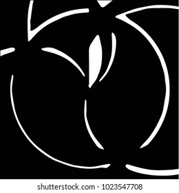 Abstract grunge grid halftone background pattern. Black and white vector line illustration
