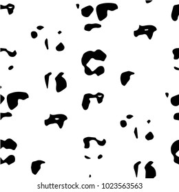 Abstract grunge grid halftone background pattern. Black and white vector line illustration
