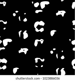 Abstract grunge grid halftone background pattern. Black and white vector line illustration
