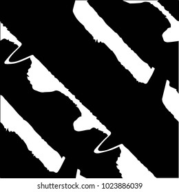 Abstract grunge grid halftone background pattern. Black and white vector line illustration
