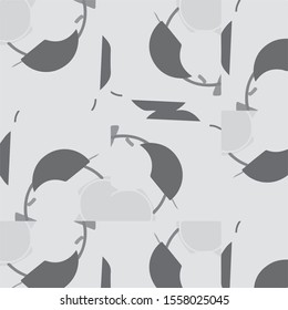 Abstract grunge grid halftone background pattern. Black and white vector line illustration