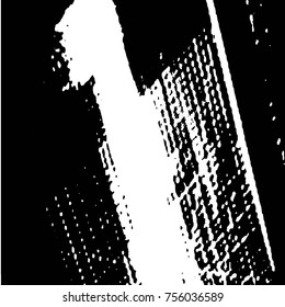 Abstract grunge grid halftone background pattern. Black and white vector line illustration