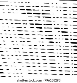 Abstract grunge grid halftone background pattern. Black and white vector line illustration
