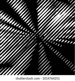 Abstract grunge grid polka dot halftone background pattern. Spotted black and white vector line illustration
