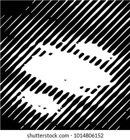 Abstract grunge grid polka dot halftone background pattern. Spotted black and white vector line illustration
