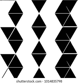 Abstract grunge grid polka dot halftone background pattern. Spotted black and white vector line illustration
