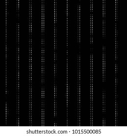Abstract grunge grid polka dot halftone background pattern. Spotted black and white vector line illustration
