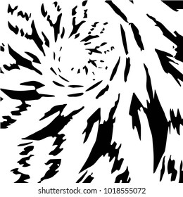 Abstract grunge grid polka dot halftone background pattern. Spotted black and white vector line illustration
