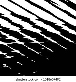 Abstract grunge grid polka dot halftone background pattern. Spotted black and white vector line illustration
