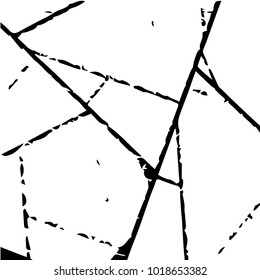 Abstract grunge grid polka dot halftone background pattern. Spotted black and white vector line illustration
