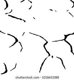 Abstract grunge grid polka dot halftone background pattern. Spotted black and white vector line illustration
