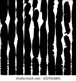 Abstract grunge grid polka dot halftone background pattern. Spotted black and white vector line illustration
