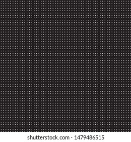 Abstract grunge grid polka dot halftone background pattern. Spotted black and white vector line illustration