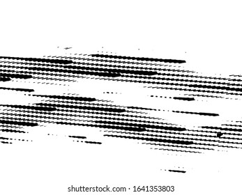 Abstract grunge grid polka dot halftone background pattern. Spotted black and white vector illustration. Matrix.