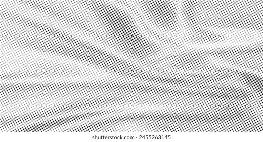 Abstract grunge grid polka dot halftone background pattern. Spotted black and white line illustration. Textures.