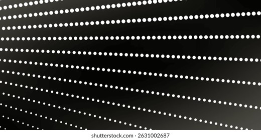 Abstract grunge grid polka dot halftone background pattern. Spotted black and white line illustration. Textures.