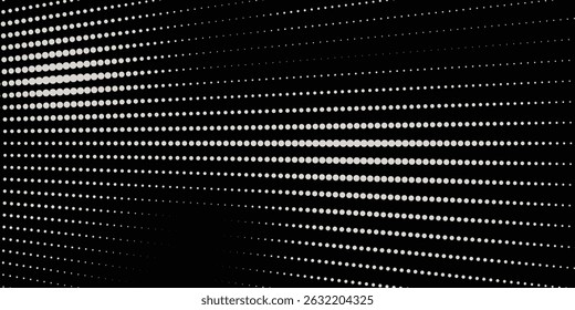 Abstract grunge grid polka dot halftone background pattern. Spotted black and white line illustration. Textures.