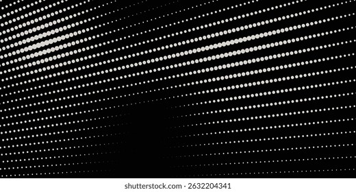 Abstract grunge grid polka dot halftone background pattern. Spotted black and white line illustration. Textures.