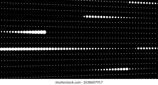 Abstract grunge grid polka dot halftone background pattern. Spotted black and white line illustration. Textures.