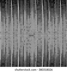Abstract grunge grid polka dot background pattern. Spotted halftone line vector illustration