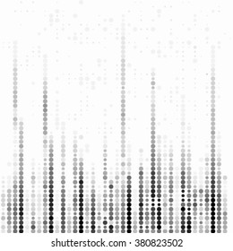 Abstract grunge grid polka dot background pattern. Spotted halftone line vector illustration