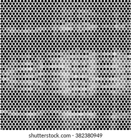 Abstract grunge grid polka dot background pattern. Spotted line vector illustration