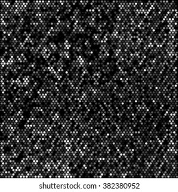 Abstract grunge grid polka dot background pattern. Spotted line vector illustration