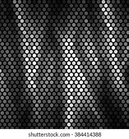 Abstract grunge grid polka dot background pattern. Spotted halftone line vector illustration