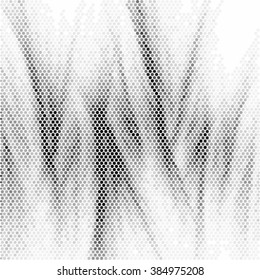 Abstract grunge grid polka dot background pattern. Spotted halftone line vector illustration