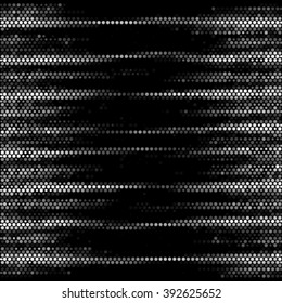 Abstract grunge grid polka dot background pattern. Spotted halftone vector line illustration
