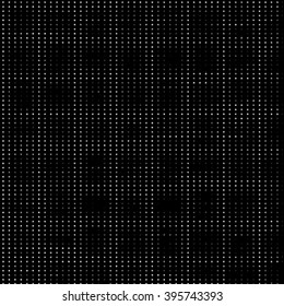 Abstract grunge grid polka dot background pattern. Spotted halftone vector line illustration