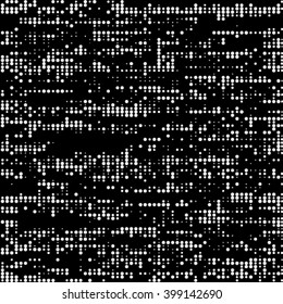 Abstract grunge grid polka dot background pattern. Spotted halftone line vector illustration
