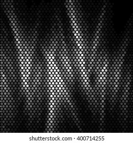 Abstract grunge grid polka dot light background pattern. Spotted halftone line vector illustration