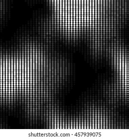Abstract grunge grid polka dot background pattern. Spotted halftone line vector illustration
