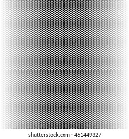 Abstract grunge grid polka dot background pattern. Spotted halftone line vector illustration
