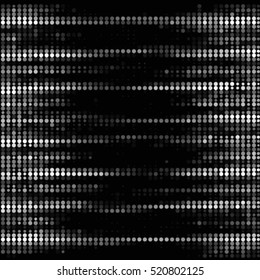 Abstract grunge grid polka dot background pattern. Spotted halftone line vector illustration