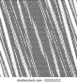Abstract grunge grid polka dot background pattern. Spotted halftone line vector illustration
