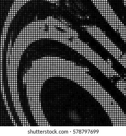Abstract grunge grid polka dot background pattern. Spotted halftone vector line illustration