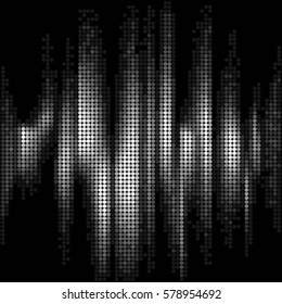 Abstract grunge grid polka dot background pattern. Spotted halftone vector line illustration