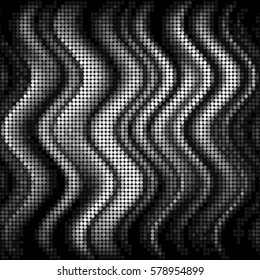 Abstract grunge grid polka dot background pattern. Spotted halftone vector line illustration