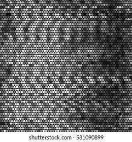 Abstract grunge grid polka dot background pattern. Spotted halftone vector line illustration
